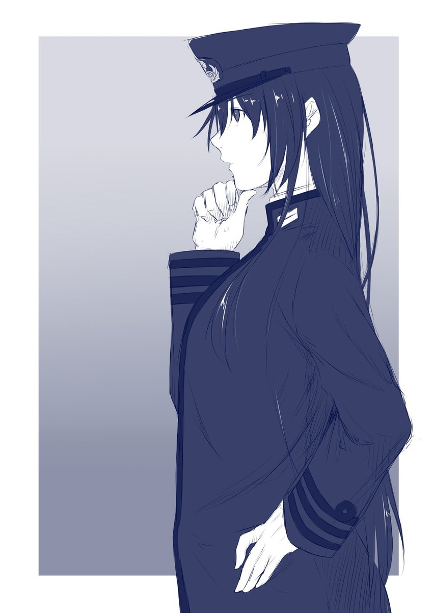 female admiral and tatebayashi sakurako (kantai collection) drawn by niwatazumi