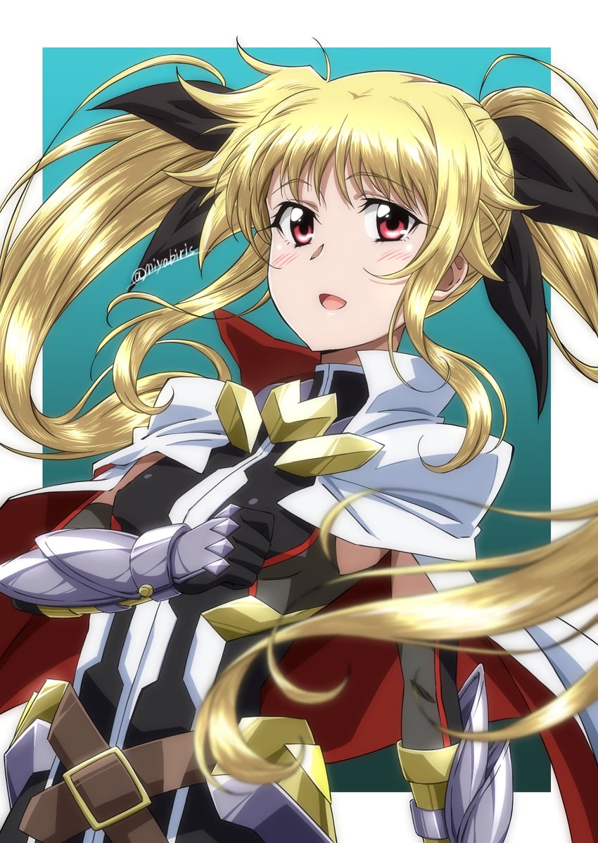 fate testarossa (lyrical nanoha and 2 more) drawn by miyabi_mt-b