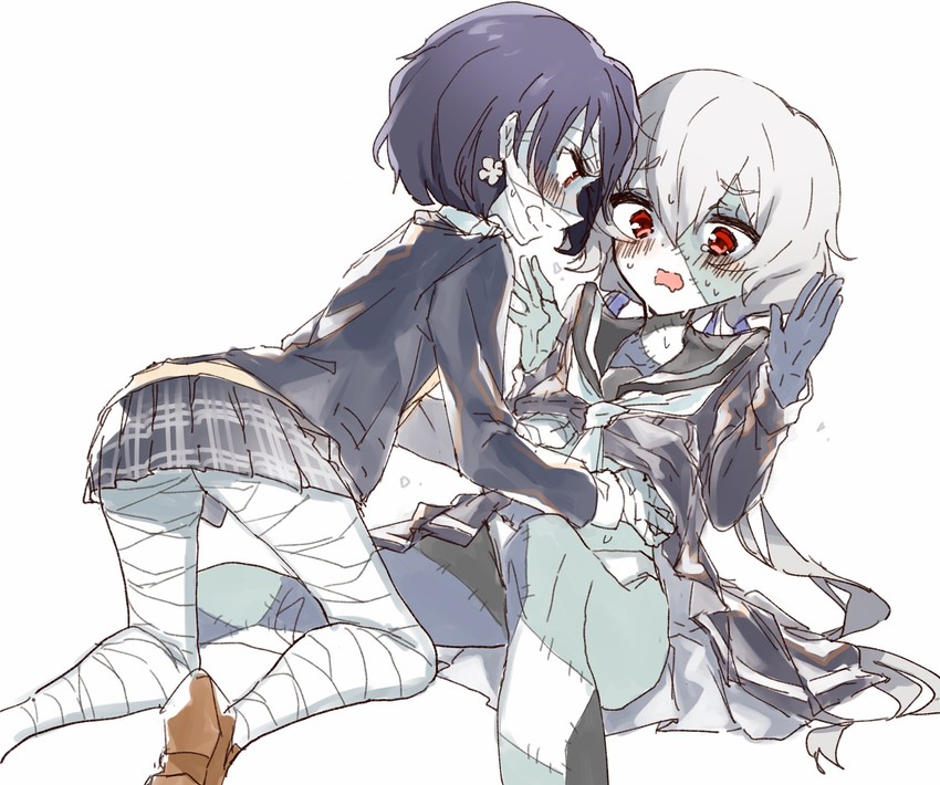 konno junko and mizuno ai (zombie land saga) drawn by yuunagi_komo
