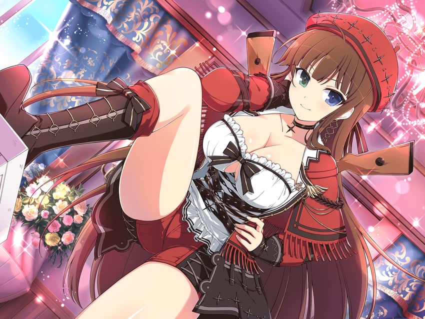 ryoubi (senran kagura and 2 more) drawn by yaegashi_nan