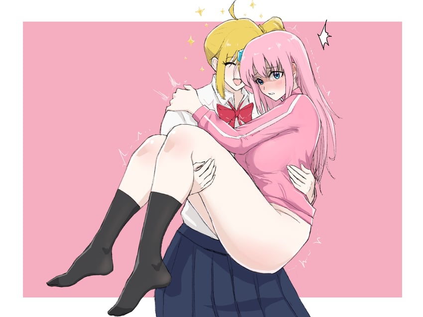 gotoh hitori and ijichi nijika (bocchi the rock!) drawn by inuitakumi49