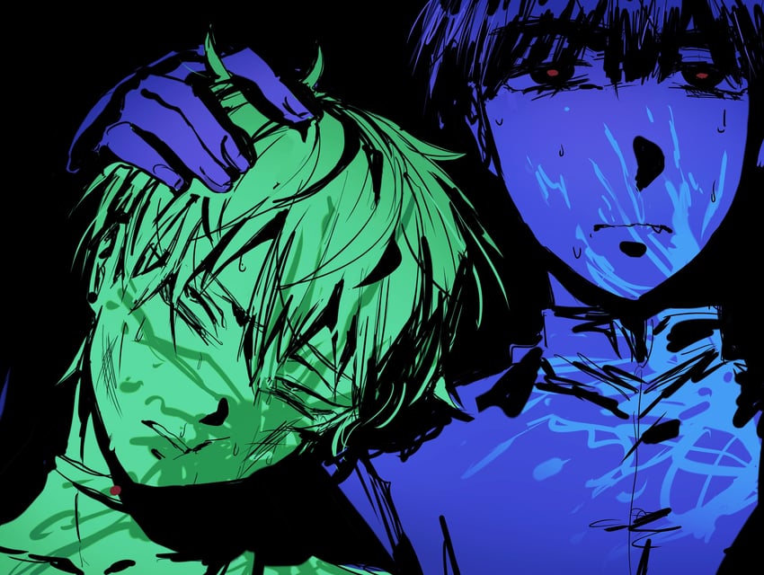 till and ivan (alien stage) drawn by hawk_till