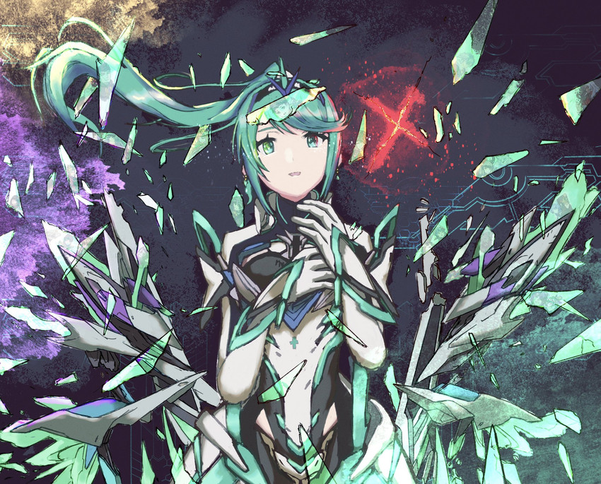 pneuma (xenoblade chronicles and 1 more) drawn by meeeyoumou