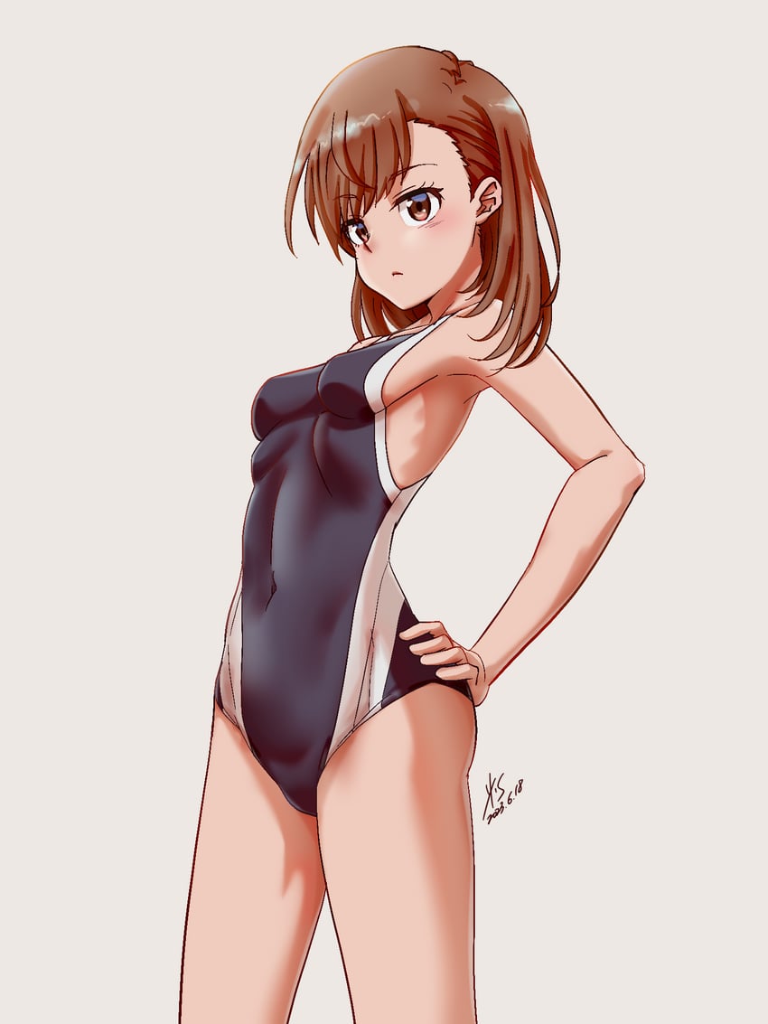 misaka mikoto (toaru majutsu no index and 1 more) drawn by djt_(user_wrzg5248)
