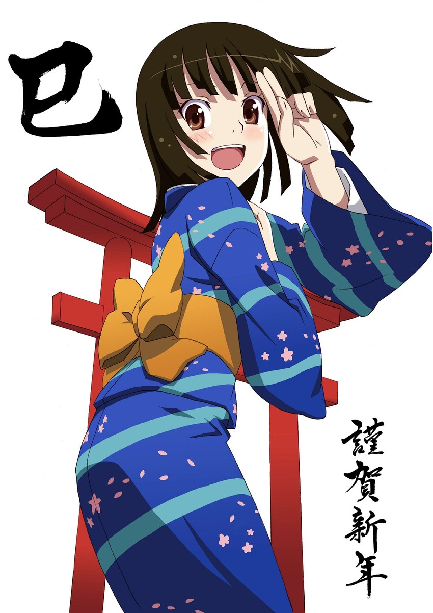 sengoku nadeko (monogatari and 1 more) drawn by kiyukiyutan