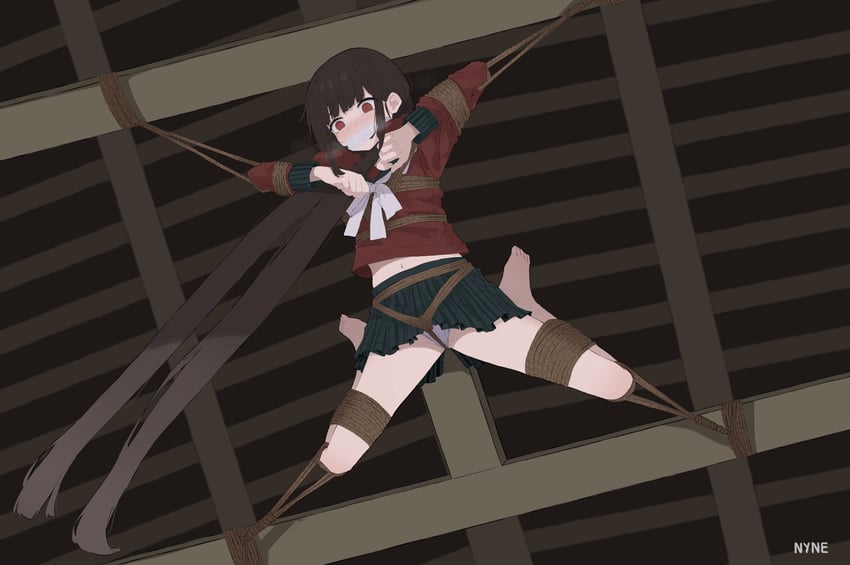 harukawa maki (danganronpa and 1 more) drawn by nyne_star