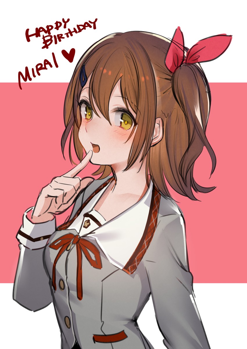 kasuga mirai (idolmaster and 2 more) drawn by hanusu