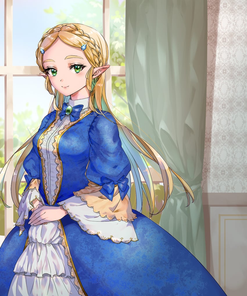 princess zelda (the legend of zelda and 1 more) drawn by wasabi_(legemd)