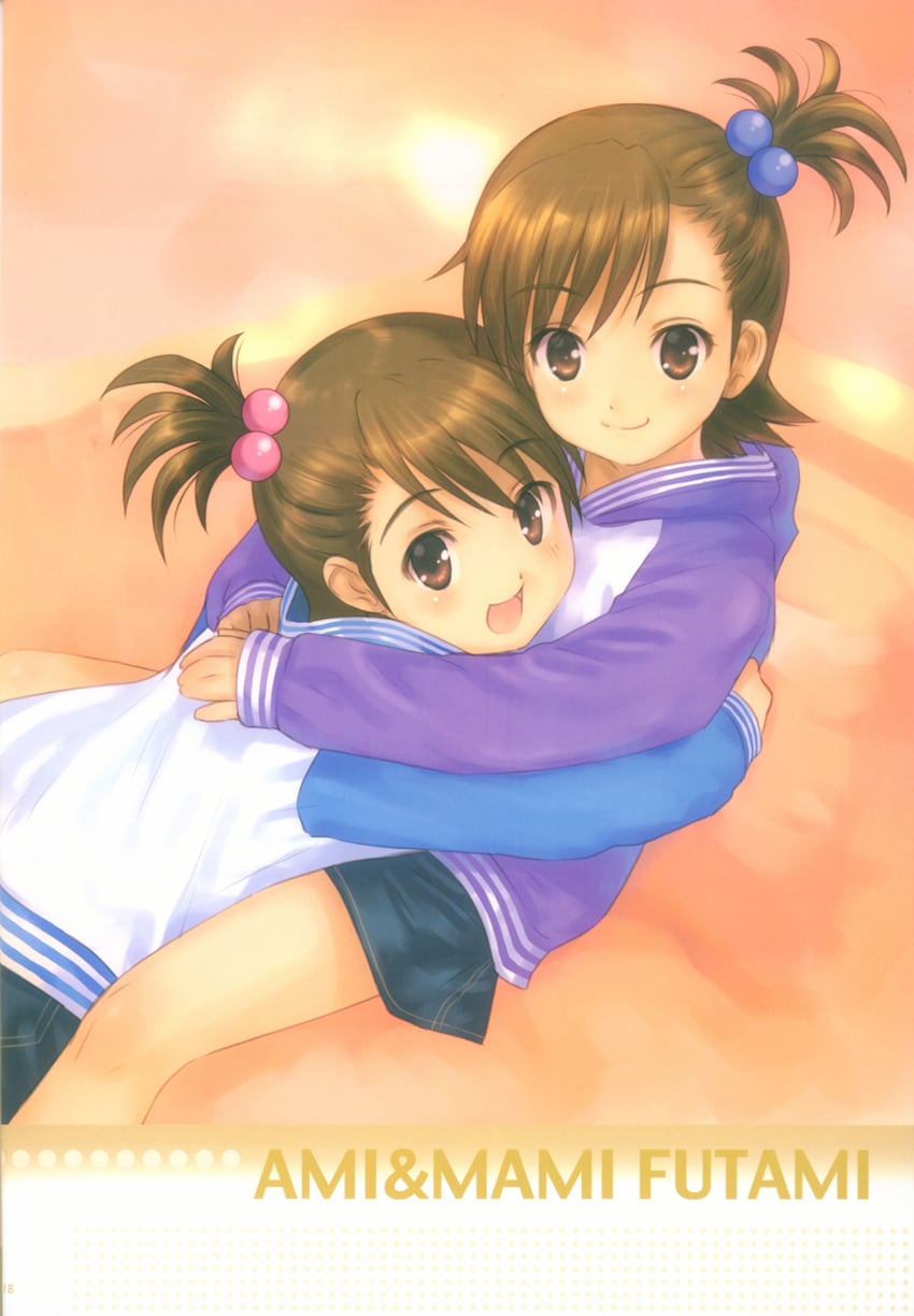 futami mami and futami ami (idolmaster and 1 more) drawn by goto_p
