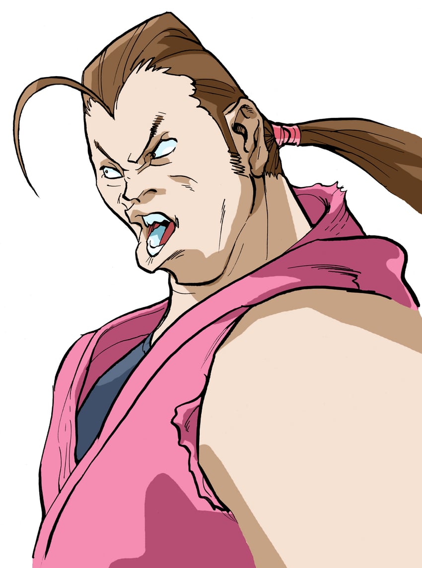 hibiki dan (street fighter and 1 more) drawn by bengus