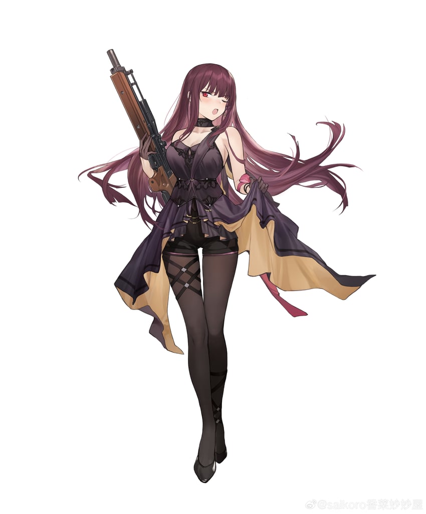 makiatto and wa2000 (girls' frontline and 1 more) drawn by saikoro_xiangcai_miaomiao_wu