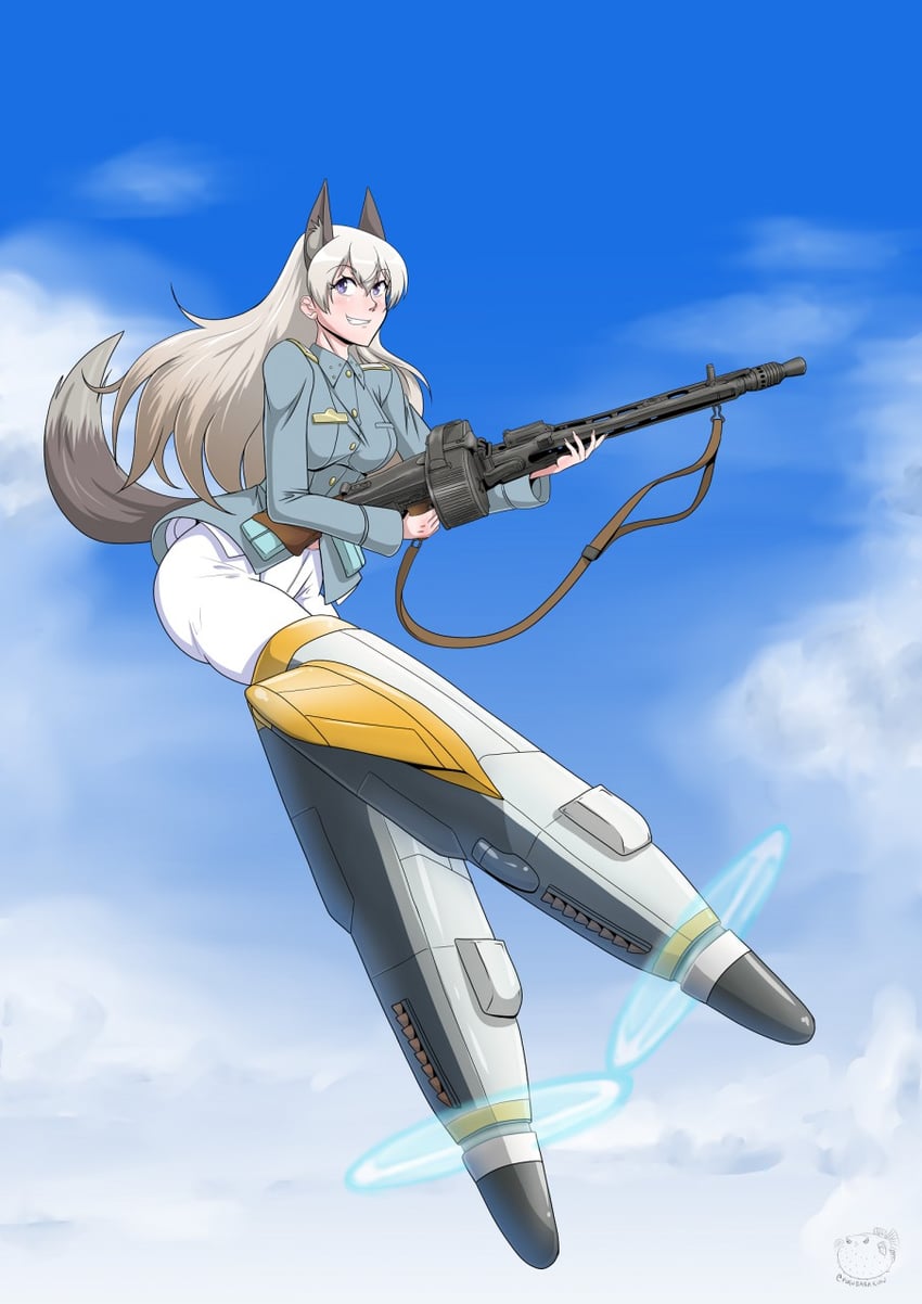 eila ilmatar juutilainen (world witches series and 1 more) drawn by fugubarakun