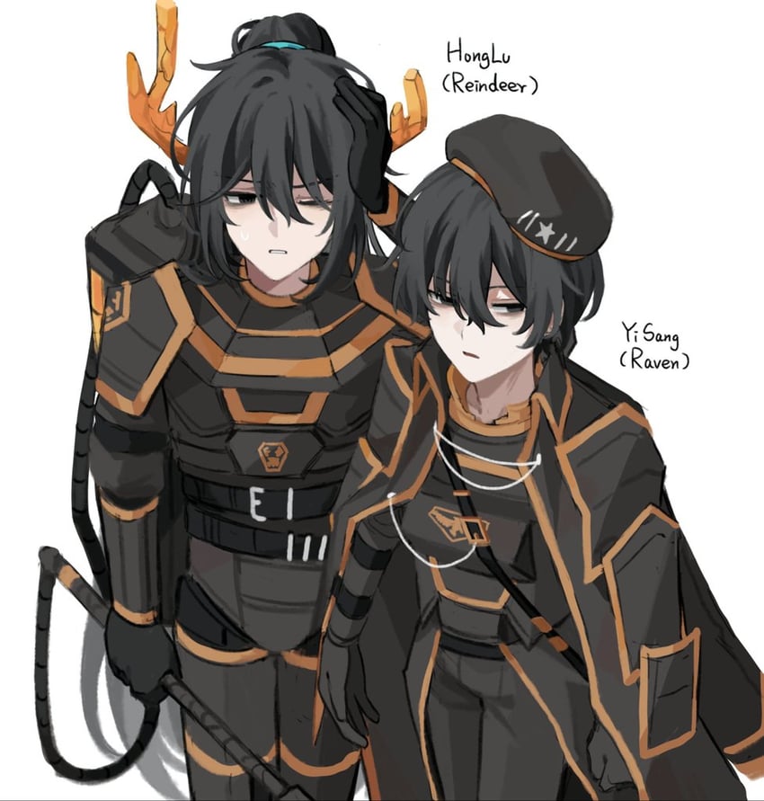yi sang and hong lu (project moon and 1 more) drawn by wuzinan19