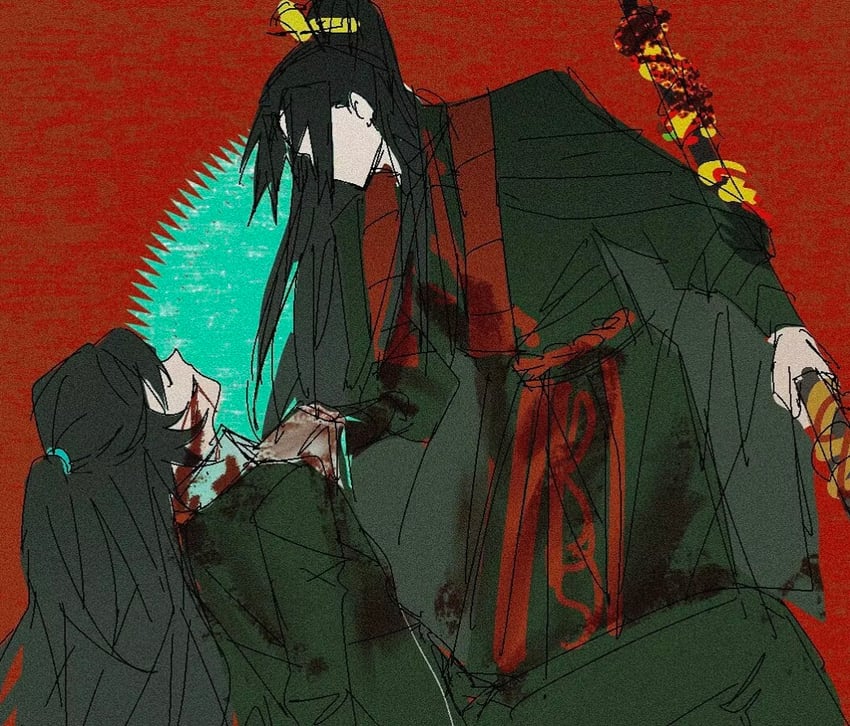 hong lu and jia qiu (project moon and 1 more) drawn by tianshi_yutou_jiao