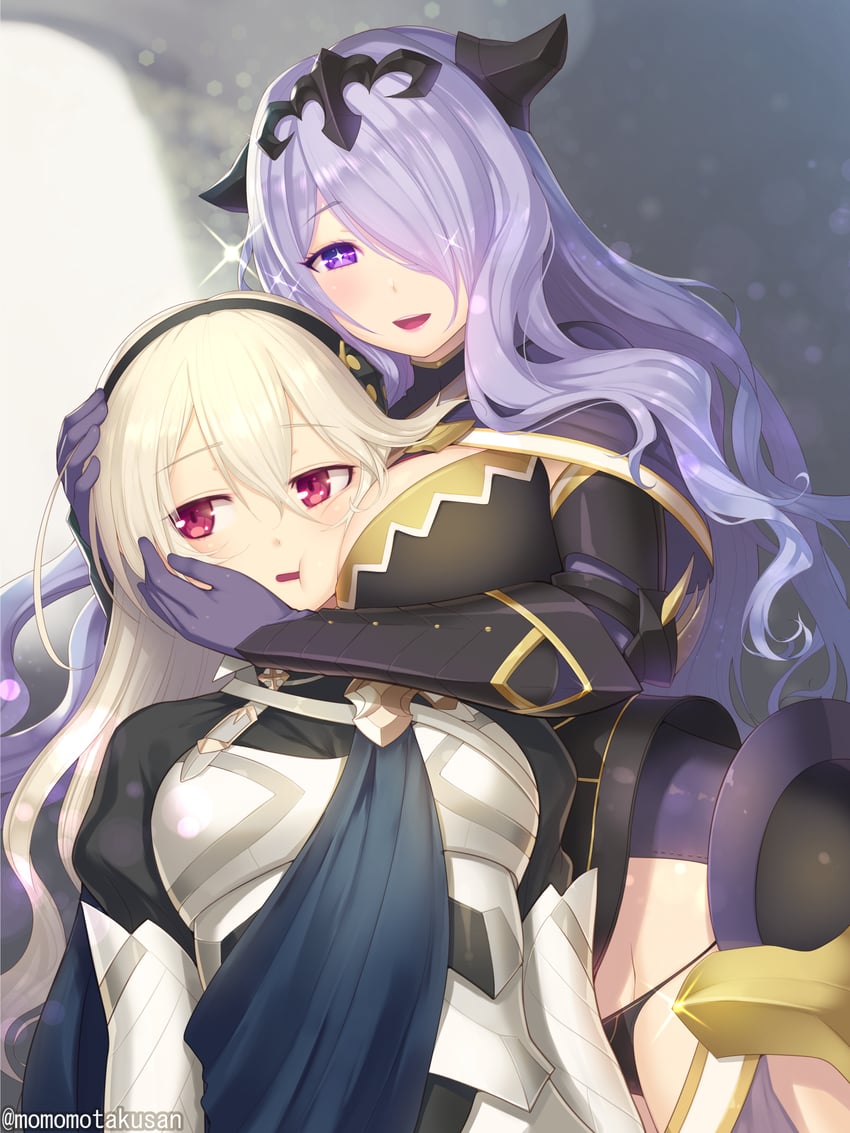 female corrin and camilla (fire emblem and 1 more) drawn by kashiwamochi_yomogi