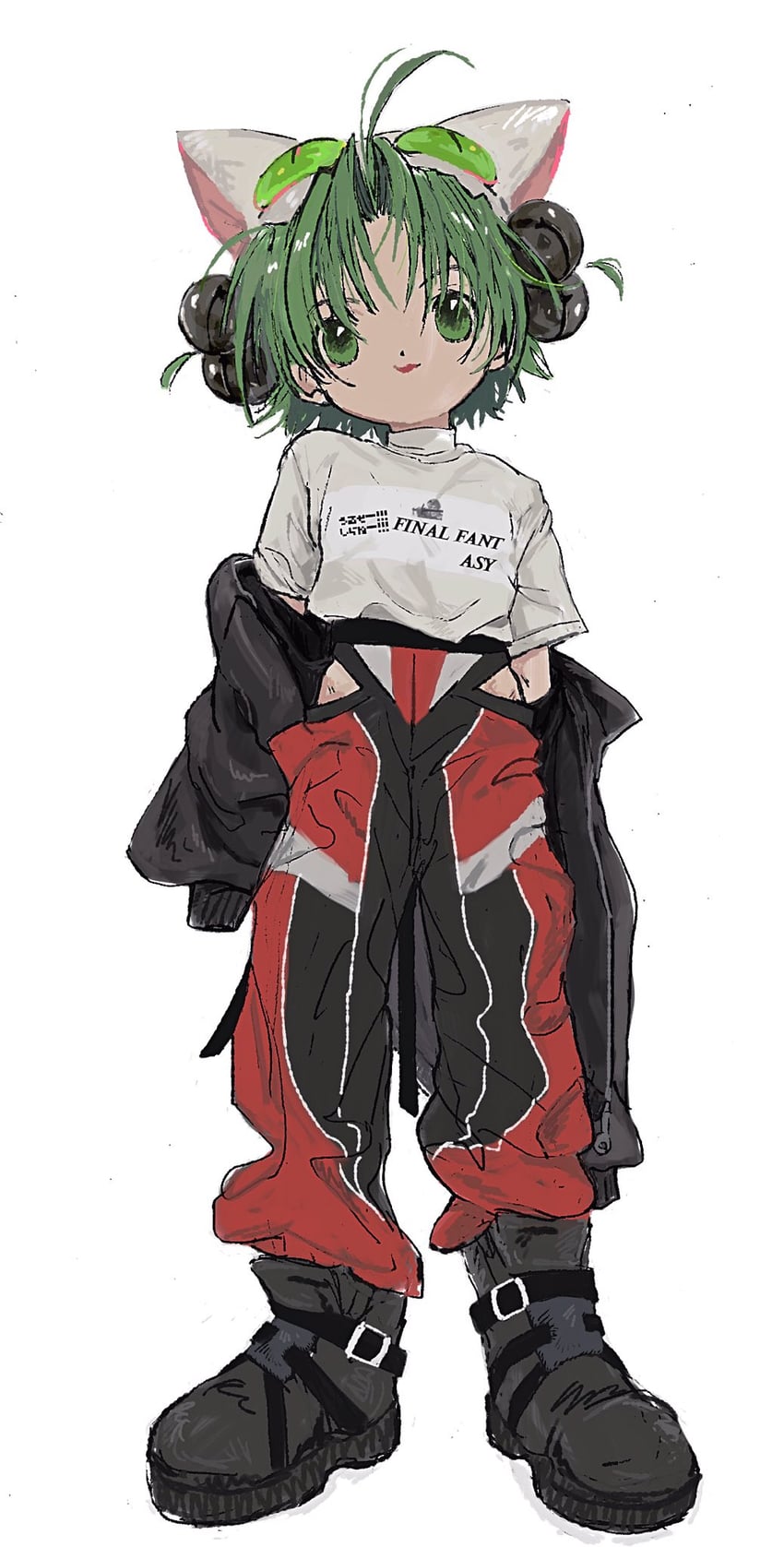 dejiko (final fantasy and 1 more) drawn by kinuc