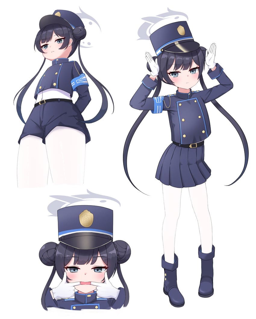 kisaki, hikari, and nozomi (blue archive) drawn by arichi