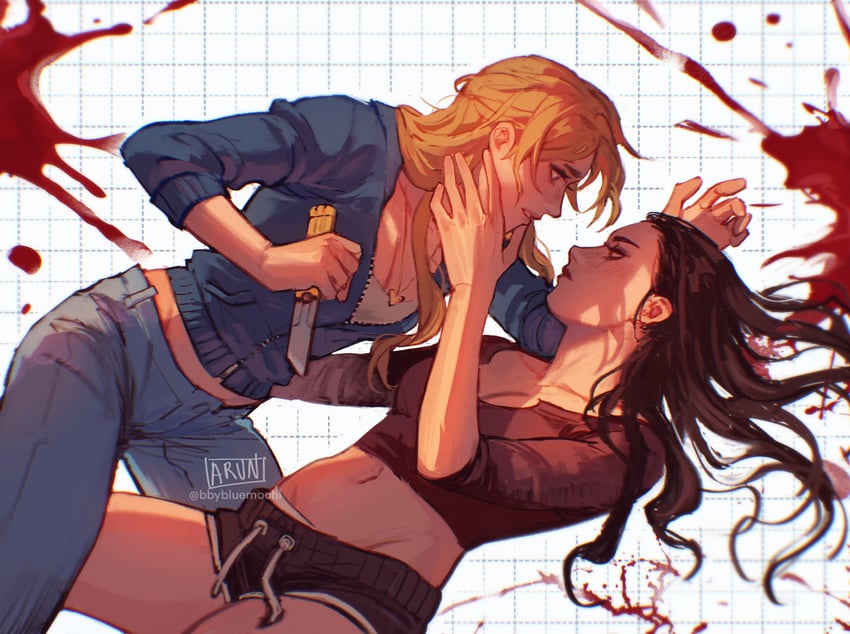 jennifer check and anita lesnecki (jennifer's body) drawn by bbybluemochi