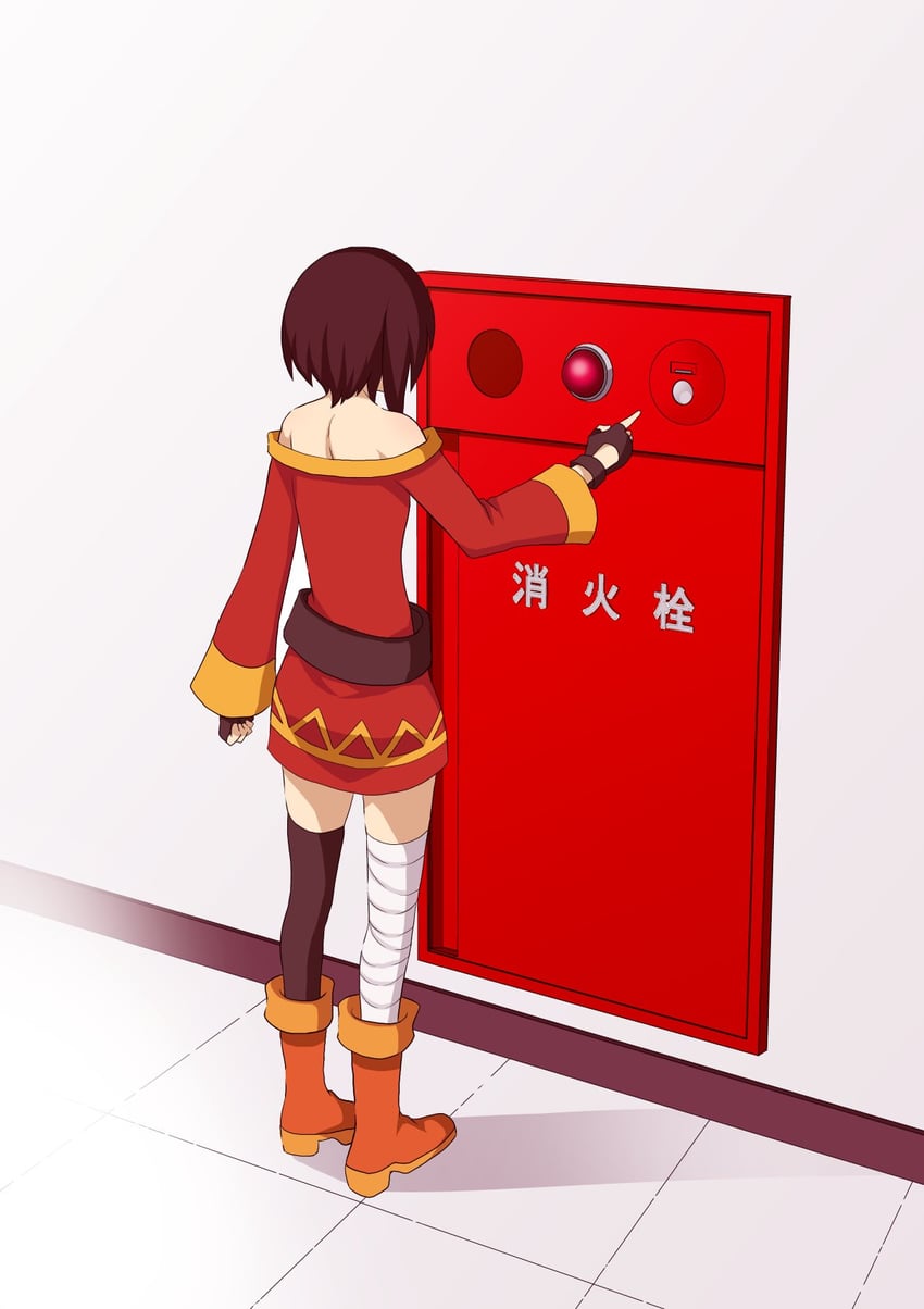 megumin (kono subarashii sekai ni shukufuku wo!) drawn by yasehattagi