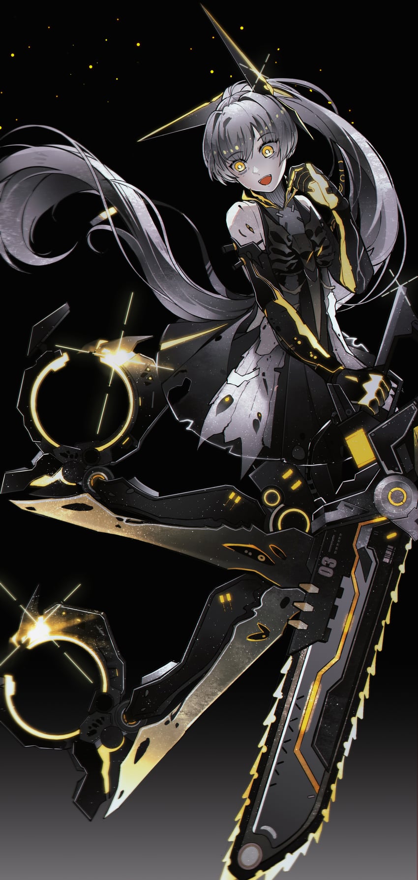 nanami and nanami: pulse (punishing: gray raven) drawn by ting_zhi_yue