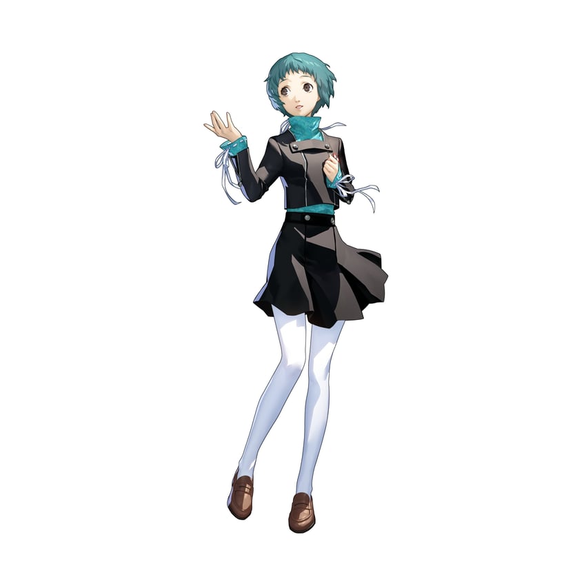 yamagishi fuuka (persona and 2 more) drawn by shimada_azusa
