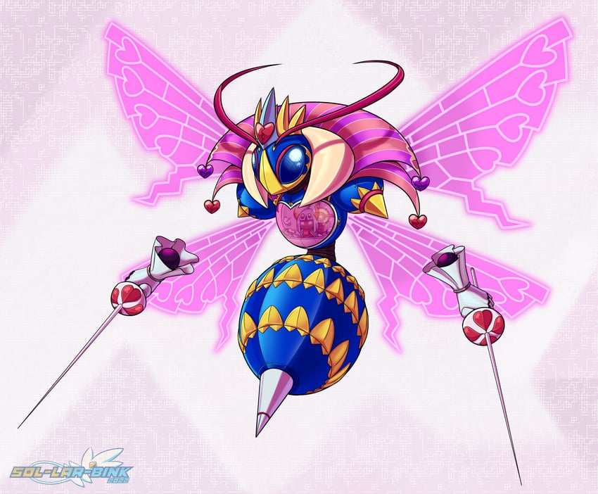 queen sectonia and old friend (kirby and 1 more) drawn by sol-lar-bink