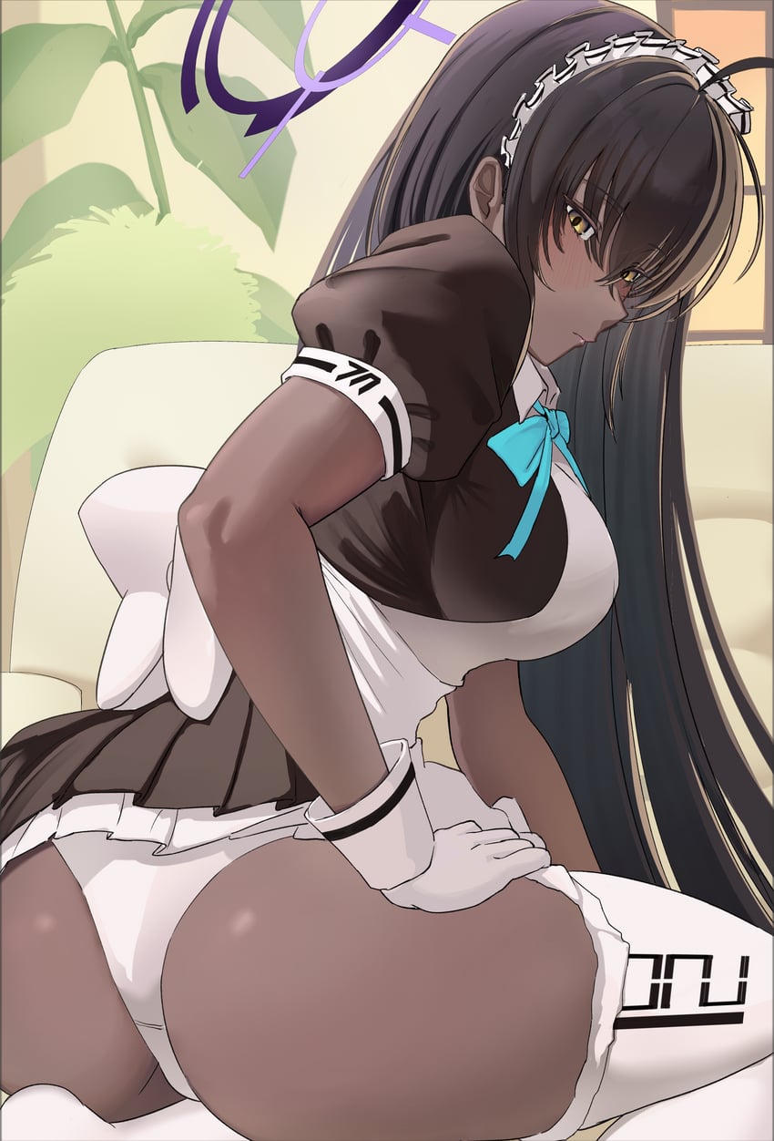 karin (blue archive) drawn by cafenami