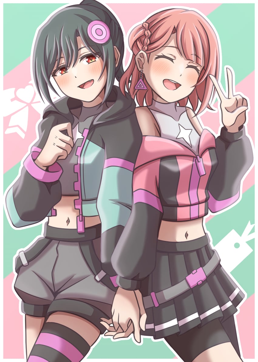 uehara ayumu and mifune shioriko (love live! and 2 more) drawn by ganbarai