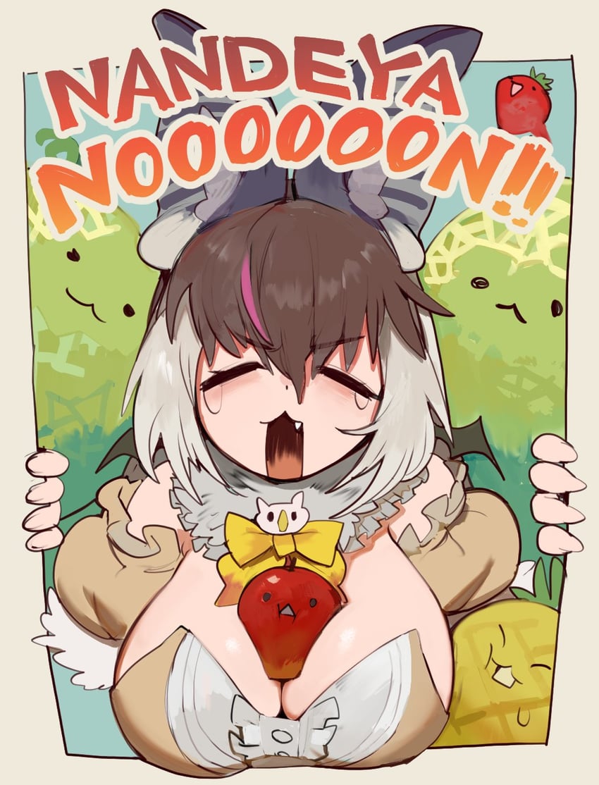 brown long-eared bat (kemono friends and 2 more) drawn by raichiyo