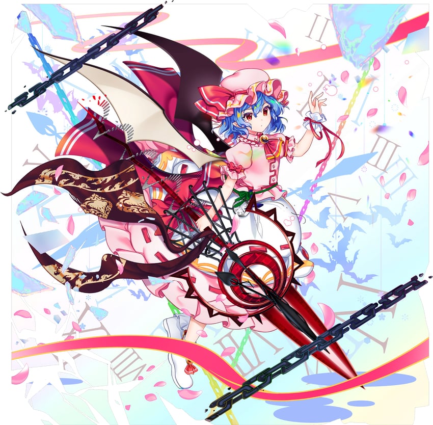 remilia scarlet (touhou and 1 more) drawn by rotte_(1109)