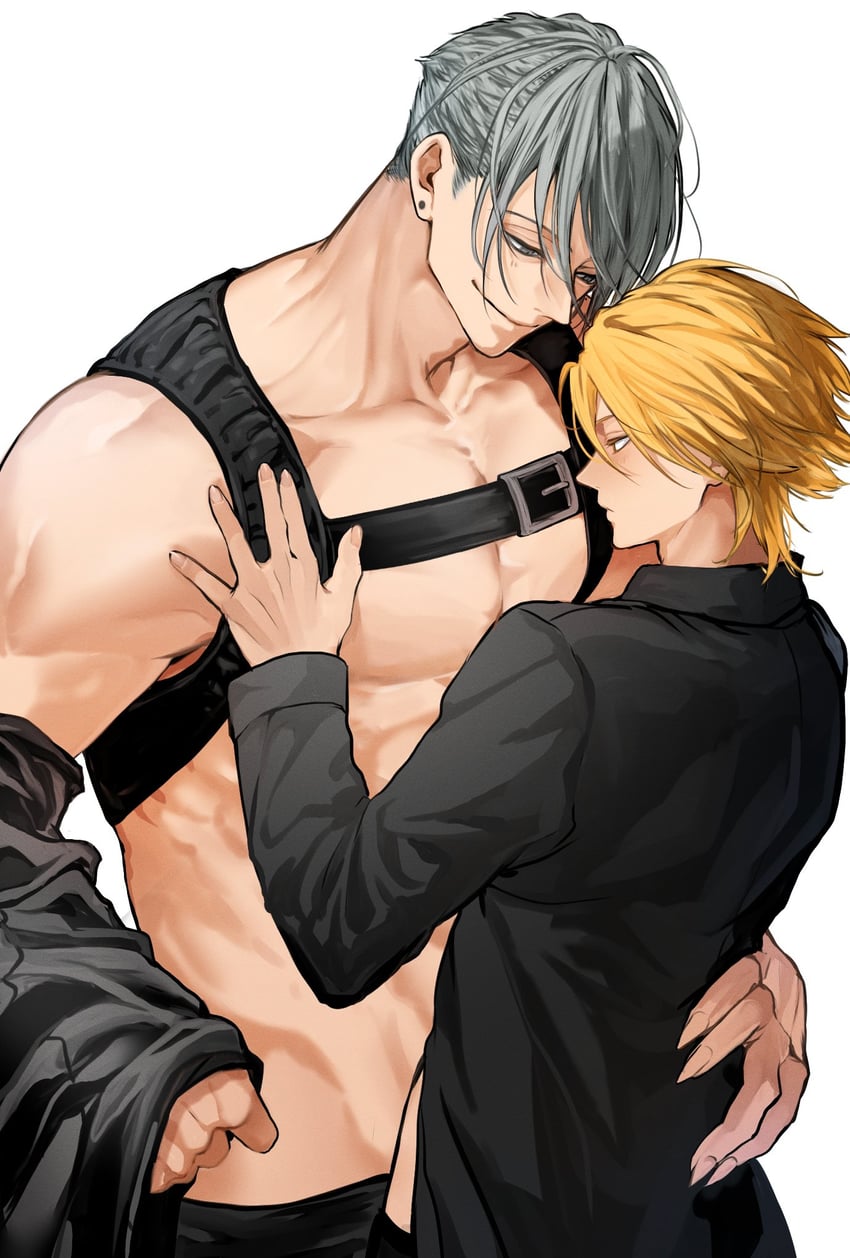 giancarlo bourbon del monte and bakshi christensen (lucky dog 1) drawn by miyamoyan