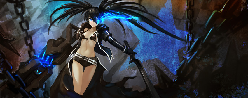 black rock shooter (black rock shooter) drawn by zhuore_zhi_hen