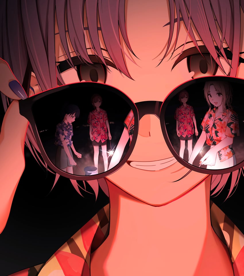 higuchi madoka, asakura toru, fukumaru koito, and ichikawa hinana (idolmaster and 1 more) drawn by kyamcya