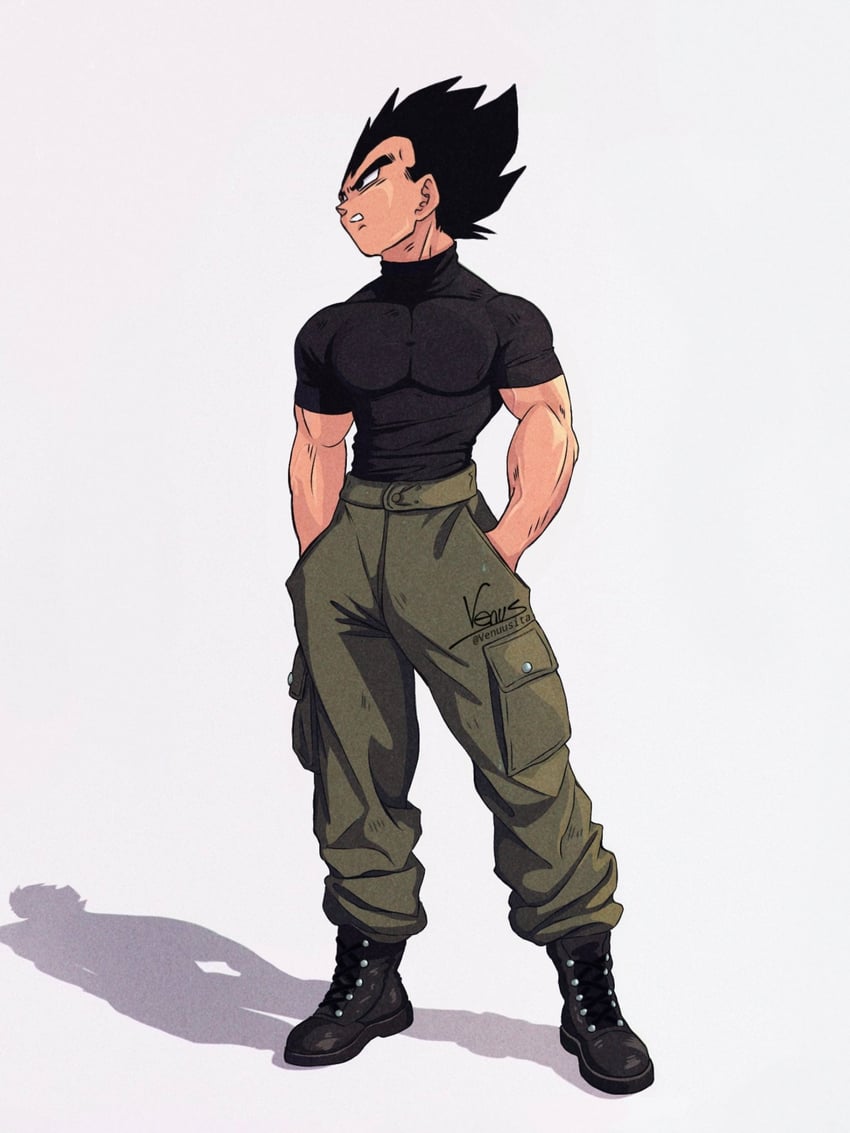 vegeta (dragon ball and 1 more) drawn by venuusita