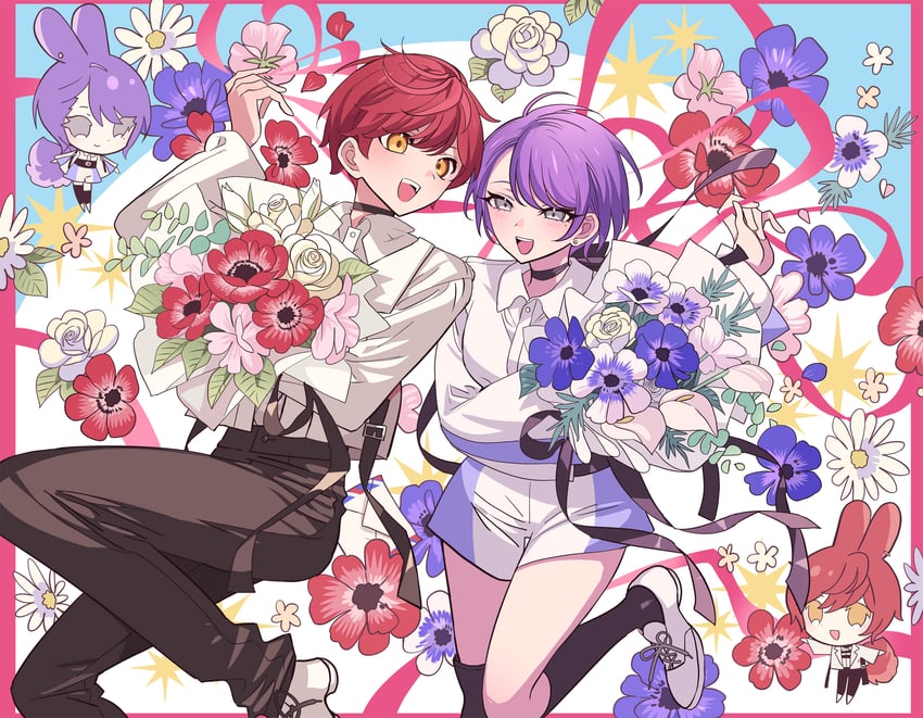 yuuki mahiro (original and 1 more) drawn by meremero