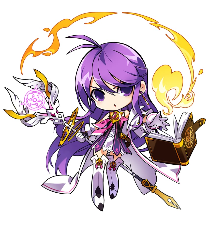 aisha landar and aether sage (elsword) drawn by hwansang