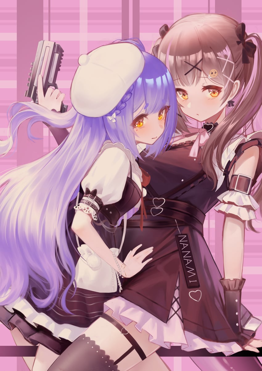 azusa and nanami (nijisanji and 2 more) drawn by yuuuuuuuuuuuuka