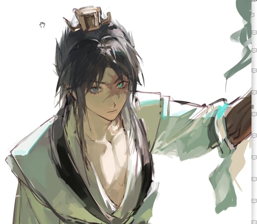 ren hakuryuu (magi the labyrinth of magic) drawn by whiteghost
