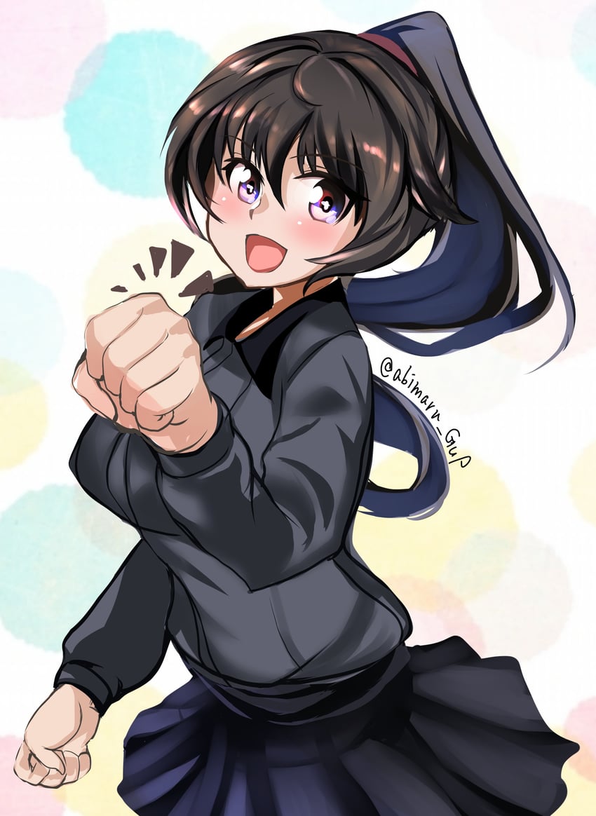 itsumi erika's loader (girls und panzer) drawn by abimaru_gup