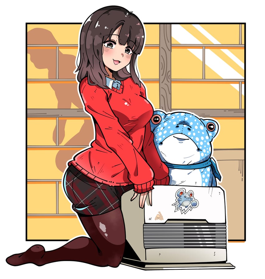 marill, yamin, and yajuu senpai (pokemon and 3 more) drawn by sn_(zigzagspark6)