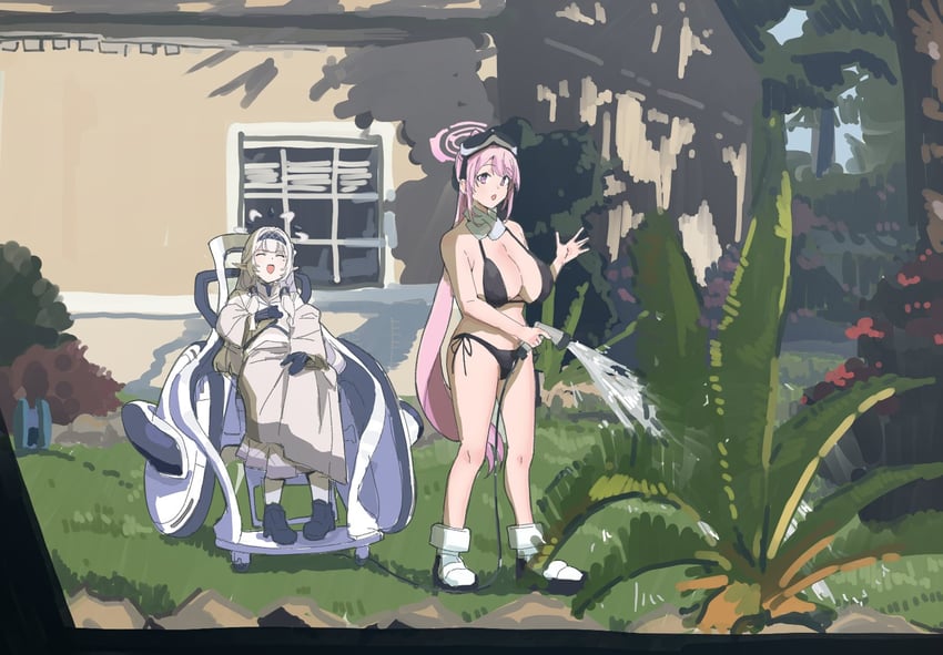 himari and eimi (blue archive and 2 more) drawn by clich51368861
