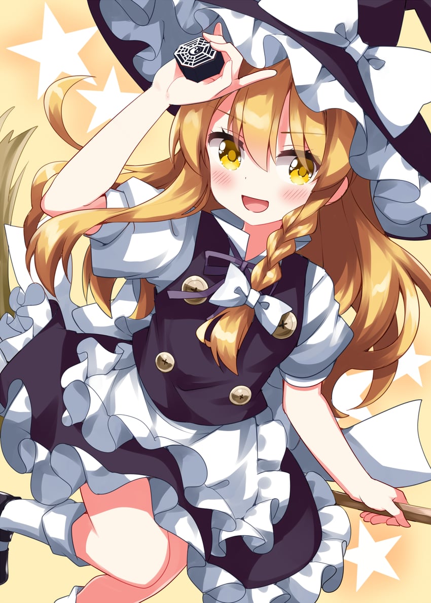 kirisame marisa (touhou) drawn by ruu_(tksymkw)