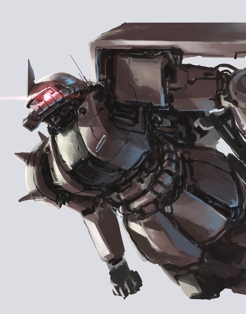 zaku ii (gundam and 1 more) drawn by takuan_(a_mood_home)