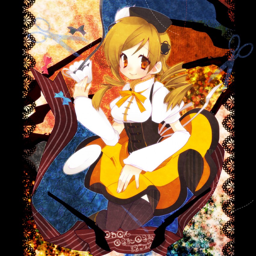 tomoe mami (mahou shoujo madoka magica) drawn by ume_(pickled_plum)