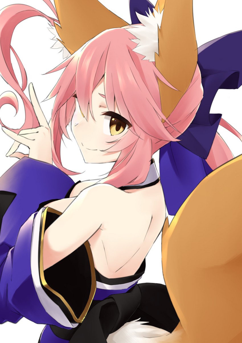 tamamo and tamamo no mae (fate and 3 more) drawn by hiyaya_(kochi_michikaze)