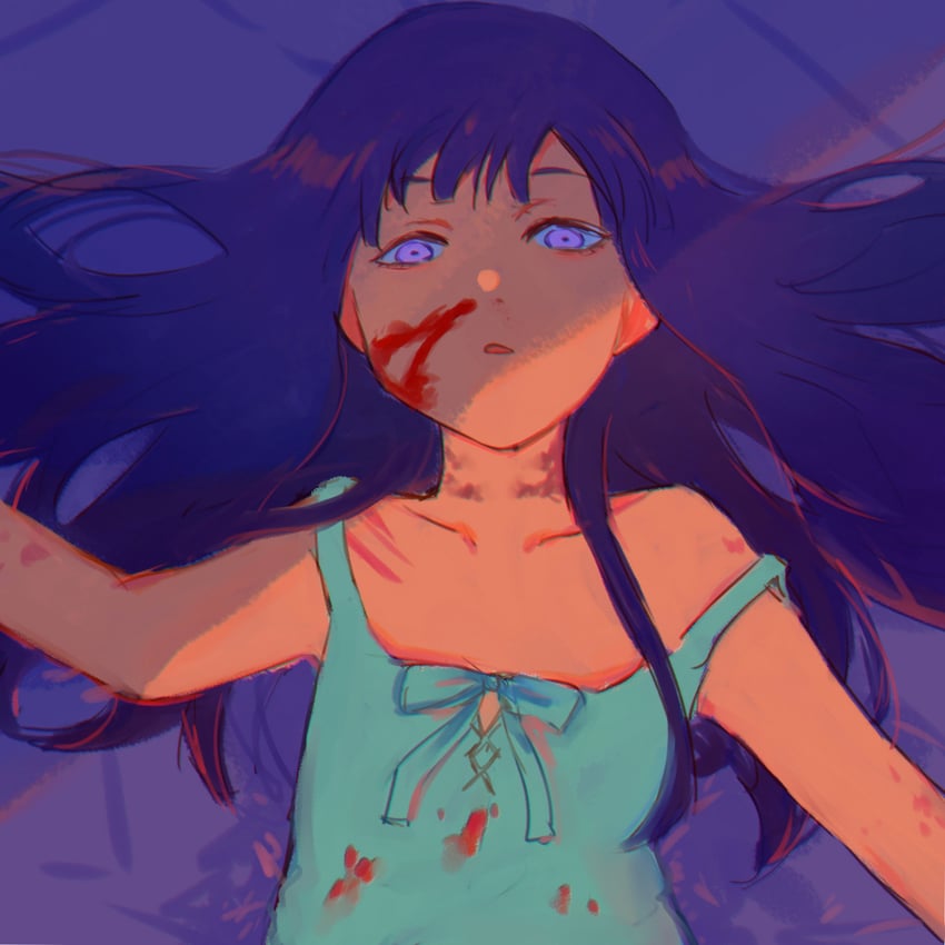 furude rika (higurashi no naku koro ni) drawn by tedty33