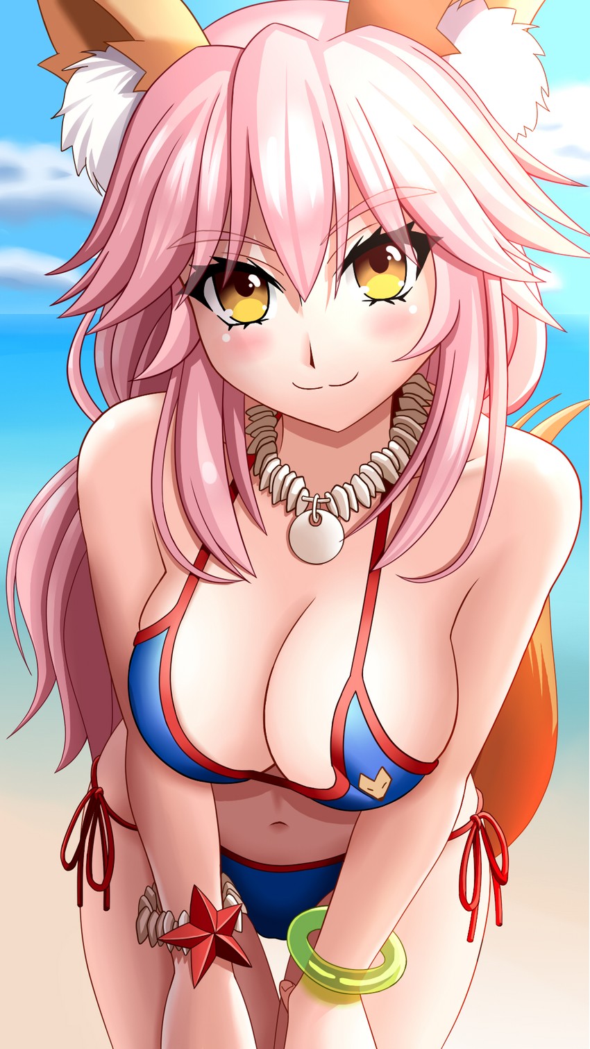 tamamo and tamamo no mae (fate and 1 more) drawn by nekogoya