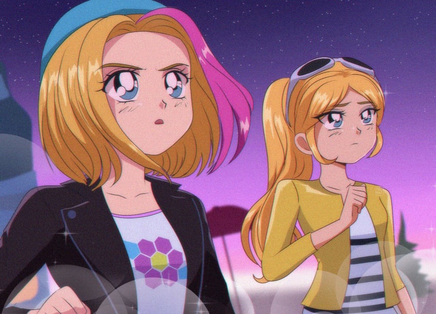 zoe lee and chloe bourgeois (miraculous ladybug) drawn by brenni_murasaki
