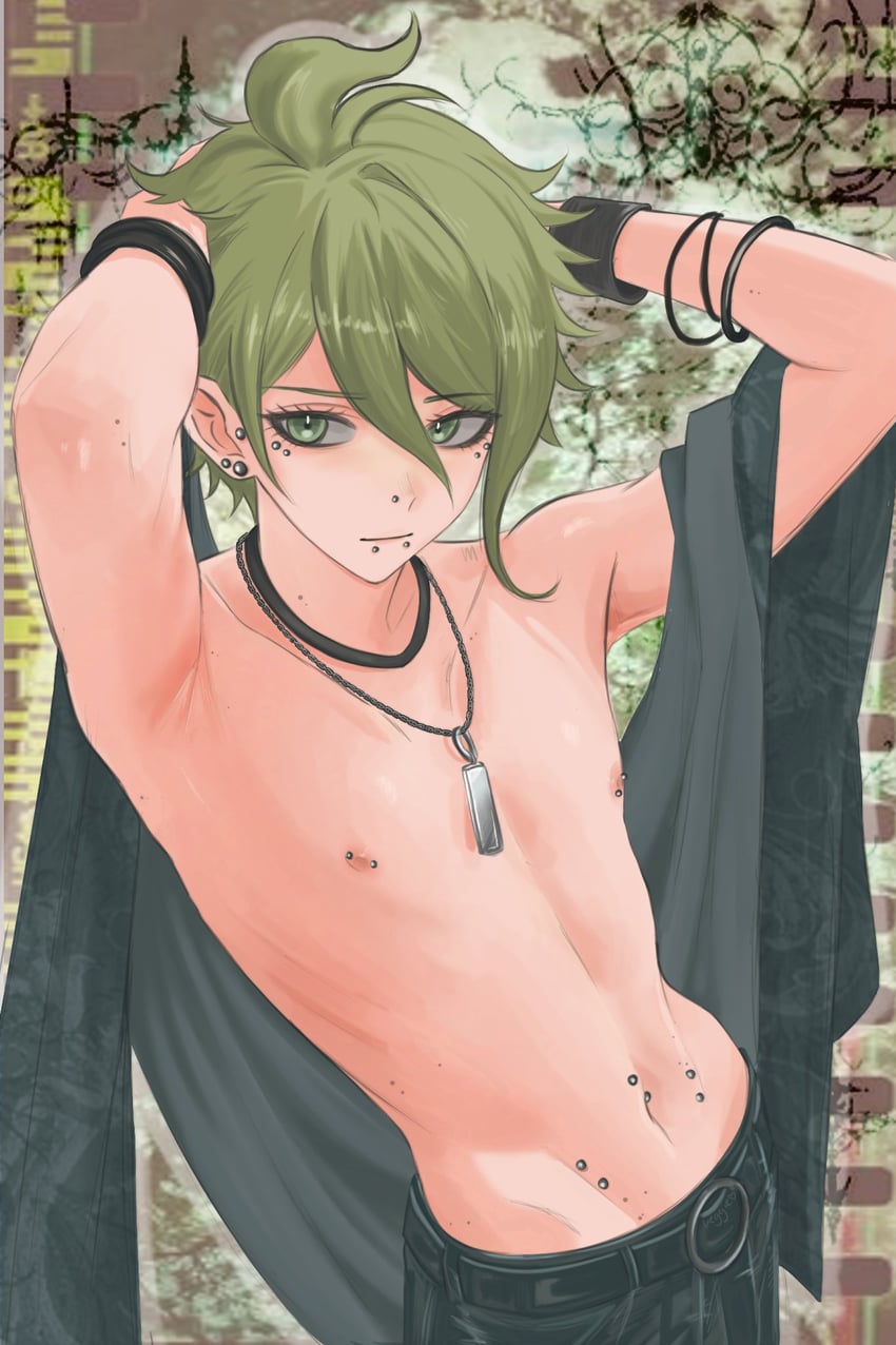 amami rantaro (danganronpa and 1 more) drawn by veggiemist