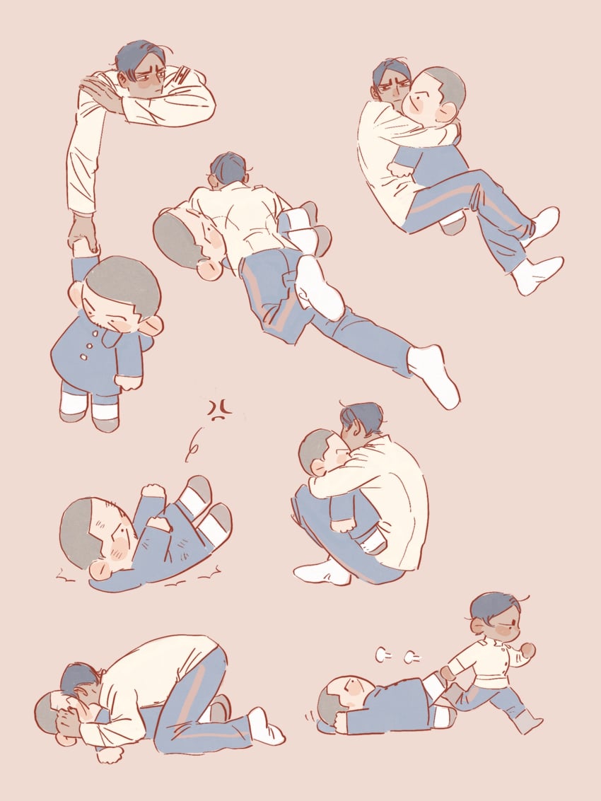 tsukishima hajime and koito otonoshin (golden kamuy) drawn by chengongzi123